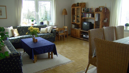 Ferienwohnung Wohnzimmer