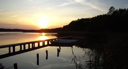 Sonnenuntergang am See