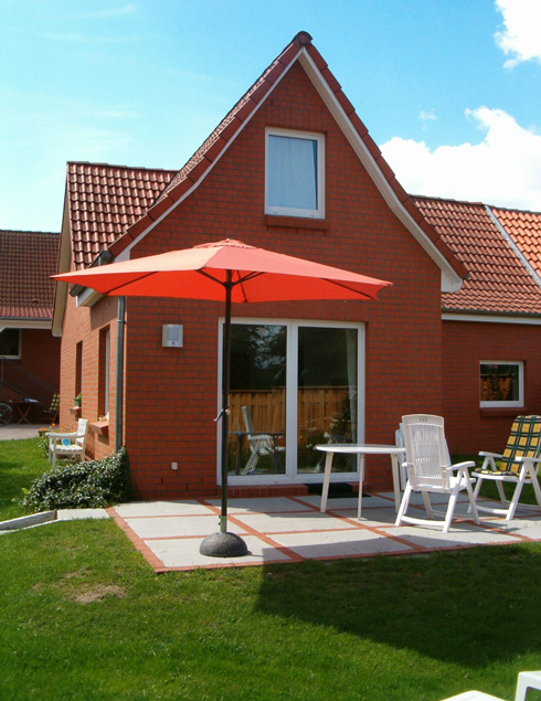 Terrasse des Ferienhauses